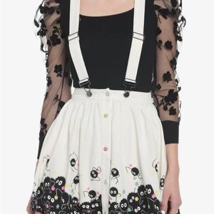 Her Universe Studio Ghibli Spirited Away Soot Sprites Star Candy Suspender Skirt